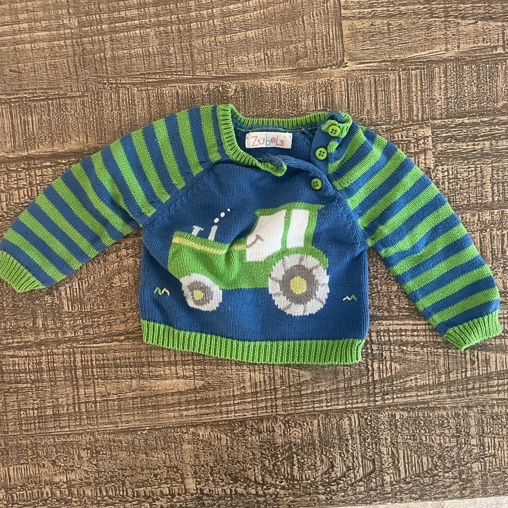 Baby Tractor Sweater